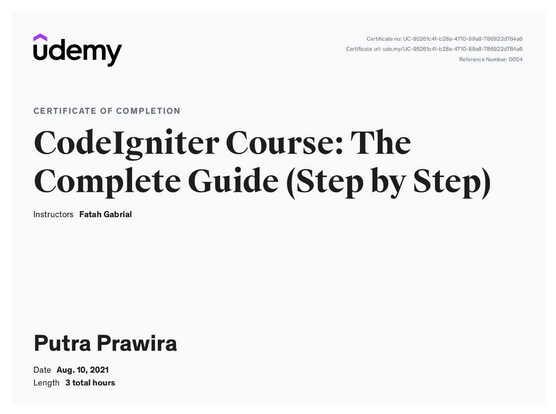 Codeigniter Course: The Complete Guide (Step by step)